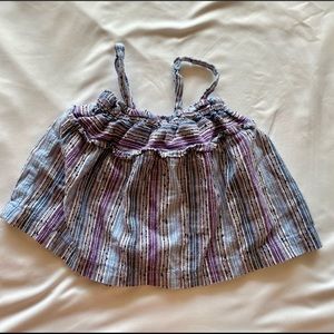 Peek baby girl flower tank top